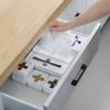 Caja de almacenamiento de empalme de escritorio creativa caja de almacenamiento de clasificación con cajones cruzados combinación de bolsa de basura doméstica caja organizadora