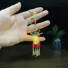 Nuevo Llavero de Linterna China Lámpara de Palacio Luminosa Cadena para Llaves de Coche Colgante para Teléfono Móvil Memoria USB Joyería para Colgar en Mochila
