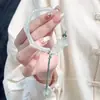 Nuevo Pulsera de Loto de Bambú Transparente de Hielo Estilo Chino Estilo Nacional Hanfu Pulsera Fresca Primavera y Verano Nuevo Pulsera Mori