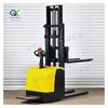 Empilhadeira elétrica hidráulica pequena, empilhadeira semiautomática para manuseio de carga, 1 tonelada, pequena empilhadeira para dentro e para fora da escada de carga