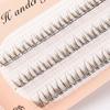 Novo Cílios Postiços de Fio Único Segmentado Cauda de Peixe Vermelha da Internet Cílios para Alongamento de Cílios Cabelo de Sereia Cabelo de Fada Natural para Mulheres