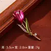 Broche de Moda para Mujer de Alta Gama Listo para Enviar con un Tacto Lujoso, Estilo Minimalista de Nicho, Elegante Pasador para Ropa, Accesorio para Traje