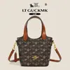 Bolsos de Mano Retro Europeos y Americanos de Venta Caliente Transfronterizos, Bolso de Mano Tipo Cesta Bordado de Lujo Ligero, Bolso de Hombro y Cruzado de Gran Capacidad con Bloques de Color