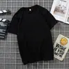 Camiseta de manga curta tamanho grande masculina cor sólida algodão meia manga gola redonda CVC camiseta cultural espaços em branco para publicidade spot gordo camiseta casual
