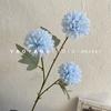 Crisântemo Simulado 3-Cabeças Crisântemo Ping Pong Casamento Decoração de Casa Flor Falsa Atacado Flor Decoração de Casamento Bola de Cebolinha