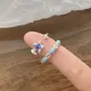Anillo Versátil Estrella Dulce para Mujer, Exquisito Anillo Abierto Elegante de Lujo Ligero con Temperamento, Anillo para Dedo Índice de Nicho Estilo Ins Moderno