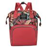 Mochila de cor contrastante de moda europeia e americana 2023 Nova tecido Oxford grande capacidade bolsa de mamãe bolsa maternal e infantil bolsa feminina impermeável