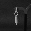 Aretes de Acero de Titanio Suministro Transfronterizo, Mismo Estilo que Bts, Aretes de Tres Barras, Aretes de Acero Inoxidable Venta al por Mayor en Stock