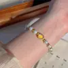 Pulsera de Perlas Irregulares Francesas Pulsera para Mujer Nicho Lujo Ligero Exquisita Moda Oro Media Pulsera Accesorios de Pulsera