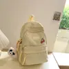 Nova Mochila Escolar de Verão com Aparência Sofisticada para Meninas Estilo Japonês Fresca e Fofa Mochila Casual Xadrez Fino Mochila para Estudante Universitário