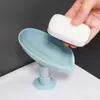 Caja de Jabón sin Clavos Estante de Almacenamiento con Drenaje Baño Inodoro Lavabo de Baño Hoja de Loto Drenaje Caja de Jabón
