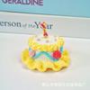 Chapéu de Aniversário Doce de Princesa Headwear Totalmente Feito à Mão Crochê Chapéu Alto de Lã Presilha de Cabelo Grampo de Cabelo de Crochê Presilha BB Fábrica Direta