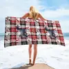 Toalha de praia de microfibra com estampa secagem rápida toalha de banho para natação toalha de praia de cachorro personalizada comércio exterior