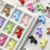 Colgante de Caballo Mecedora de Aleación Pintado de Colores Accesorios de Joyería Materiales para Pendientes DIY Cadena de Teléfono Collar Llavero
