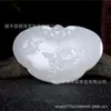 Flor de jade blanco afgano floreciendo rico auspicioso colgante auspicioso para hombres y mujeres colgante