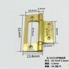 Herrajes para muebles accesorios bisagra de 2 pulgadas engrosada de hoja suelta fábrica mayoreo imitación bisagra dorada bisagra para cama plegable