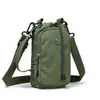 Bolso bandolera de viaje, bolsa para botella de agua, bolsa portátil multifuncional, mochila bandolera para teléfono móvil para deportes al aire libre, casual para hombres y mujeres