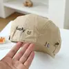 Gorra Reversible para Niños Orientada Hacia Adelante, Estilo Delgado para Primavera y Verano, Versión Coreana, Versátil para Niños y Niñas, Boina Elegante, Gorra de Pintor de Moda, Venta al por Mayor