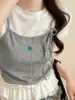 Collar de Flor de Dopamina de Verano Desplegable para Mujer, Cadena para Clavícula con Diseño Ins Estilo Coreano, Accesorio Largo Versátil y Elegante