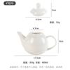 Bule de Chá Cerâmico 400ml Bule de Café Bule de Chá Chaleira Fria Cozinha Doméstica Bule de Chá Conjunto de Chá Restaurante Bule de Bebida