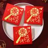 Feliz Ano Novo Envelopes Vermelhos com Folha de Ouro Pacote Vermelho Criativo Personalizado Novo Estilo 2027 Estilo Chinês Palavras da Sorte Universal Presente de Retorno
