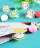 Clip de Plástico Acrílico Transparente Personalizado Clip de PP Estrella Anime Periférico Pequeño Regalo Debería Ayudar Regalo Clip para Examen de Dibujos Animados Cuenta Manual