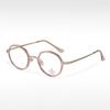 S11987 Marco de Gafas de Metal Polygonal Pequeño Fresco de Celebridad de Internet para Cara Plana y Cara Grande Adelgazante para Marco de Gafas de Miopía