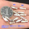 Contas Separadoras Peixe Koi Reto de Prata Pura S999 Contas Cilindricas Artesanato de Cristal Acessórios DIY Feitos à Mão para Pulseiras e Colares