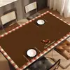 Tapete de Mesa Novo Estilo 2026, Anti-Mancha, Simples, Impermeável, À Prova de Óleo, Toalha de Mesa Sem Lavagem, Protetor de Tampo de Mesa de Café Anti-Queimadura