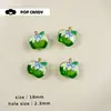 Lindo Estampado de Manzana Joyería Accesorios con Cuentas Bolsas Hechas a Mano para Colgar Colgante Casero Joyería Cuentas Sueltas Media Manzana