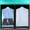 Saco de pó transparente personalizado com película Yin e Yang PE para pendurar roupas, capa para roupas, capa para terno, capa para roupas, saco para pendurar roupas, saco para pendurar oblíquo