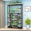Novo Suporte de Flores de Jardim de Ferro Multicamadas para Interior Casa Varanda Sala de Estar Anti-corrosão Suporte para Vasos de Flores Suporte de Flores