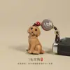 Madera de Durazno Doce Signos del Zodiaco Oveja, Caballo, Cerdo, Mono Llavero Colgante para Coche para Hombres y Mujeres, Amuleto de Llave del Año Zodiacal, Cadena para Teléfono