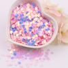 Estrellas huecas sirena flor de cerezo maquillaje de escenario infantil brillo lentejuelas diy material pegamento funda de teléfono móvil lentejuelas 10g