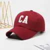 Chapéu Feminino Estilo K Ins Popular Mesmo Estilo Simples Bordado com Letra Boné com Aba Masculino Primavera e Verão Versátil Proteção Solar Boné de Baseball