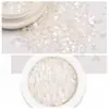 Estilo Japonés Colorido Perla Asimétrica Piedra de Concha Fragmentos de Abulón Decoraciones para Uñas Accesorios de Arte de Uñas Piezas de Concha