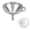 Funil Filtro de Aço Inoxidável 304 Filtro para Licor Vinho Funil Filtro