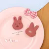 Tecido Coreano Coelho e Urso Acessórios Animal Fofo Cachorrinho Tulipa Broche Acessórios Acessórios de Cabelo Acessórios de Desenho Animado