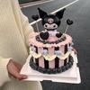Adornos de Decoración para Pastel de Cumpleaños de Celebridad de Internet Lámpara de Nube Luminosa Kuromi Cinnamon Dog Mesa de Postres de Cumpleaños para Niños Plug-In