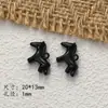 Colgante de Caballo Mecedora de Aleación Pintado de Colores Accesorios de Joyería Materiales para Pendientes DIY Cadena de Teléfono Collar Llavero