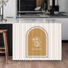 2024 Nueva cubierta de riel deslizante para gabinete a prueba de polvo y sin perforaciones, cubierta de cortina con velcro para gabinete, cortina autoadhesiva antiestética sin perforaciones