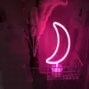 Explosiones Luz nocturna LED de neón Forma Flamenco unicornio Luna Ángel estrellas Venta directa de fábrica