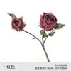 Flor Artificial Outono 2 Cabeças Rosa Vênus Decoração de Casa Flor de Mesa Hotel Decoração Suave Material de Flor Venda Quente Transfronteiriça Flor Artificial