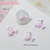 H212 Internet Vermelho Explosivo Desenho Animado Arte de Unha Joias Atacado Havaí Gato Fofo Unha Postiça Resina de Unha Decoração de Unha