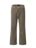 Jeans Rectos Holgados Retro 2023 para Hombre Vintage Casual Americano Cleanfit Pantalones Largos Versátiles para Otoño