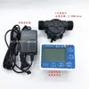 Instrumento de Control Cuantitativo, Medidor de Flujo Digital y Sensores de Flujo de Agua de 1 pulgada y Válvulas Solenoides de 1 pulgada, con Adaptador de Corriente