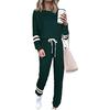 2026Wish Amazon Ebay Ropa Nueva Europea y Americana para Mujer Talla Grande Holgada Color Sólido Manga Larga Traje Casual para Mujer En Stock