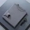 Outono Inverno Novo Suéter Casual Masculino Gola Redonda Solto Tamanho Plus Cor Sólida Manga Longa Tricô Camada Interna
