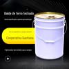 Balde de ferro fechado balde de tinta fabricante de origem 18L balde de metal para thinner balde de thinner balde de ferro de folha de flandres