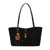 Bolso Tote Vintage Nuevo Otoño/Invierno 2026, Bolso de Mano de Gran Capacidad para Mujer, Bolso de Hombro Simple para el Trabajo, Bolso Cesta